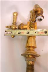 LOT OF 4 #P0013 ANTIQUE LUXURY BRASS STROM PLUMBING TUB FIXTURES ONE UNUSED 3 US